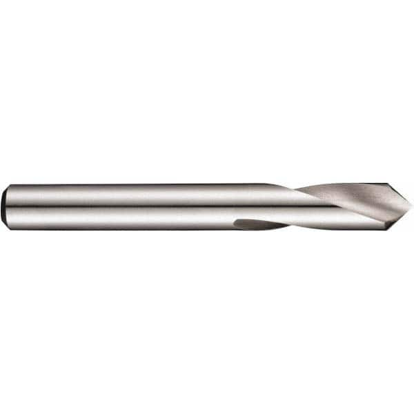 DORMER - 6mm Body Diam, 90°, 66mm OAL, High Speed Steel Spotting Drill - Americas Tooling