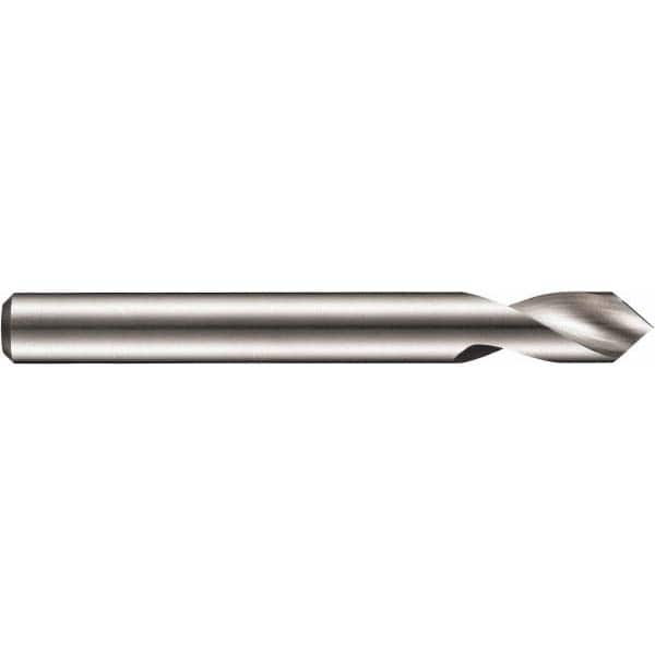 DORMER - 6mm Body Diam, 90°, 66mm OAL, Solid Carbide Spotting Drill - Americas Tooling