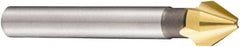 DORMER - 6mm Shank Diam, 3 Flute 60° High Speed Steel Countersink - Americas Tooling