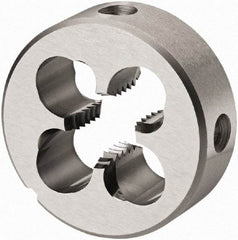 DORMER - 1/2-12 BSW Thread, High Speed Steel Round Die - 14mm Thick, Right Hand Thread, Series F140 - Exact Industrial Supply