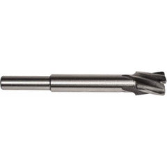 Union Butterfield - 1/4" Shank, Diam, 4 Flutes, Straight Shank, Interchangeable Pilot Counterbore - Americas Tooling