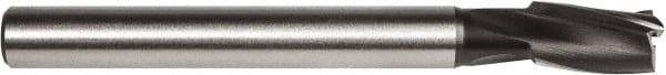 Union Butterfield - 5/8" Diam, 1/2" Shank, Diam, 3 Flutes, Straight Shank, Interchangeable Pilot Counterbore - 5-3/8" OAL, 3/4" Flute Length, Bright Finish, High Speed Steel, Aircraft Style - Americas Tooling