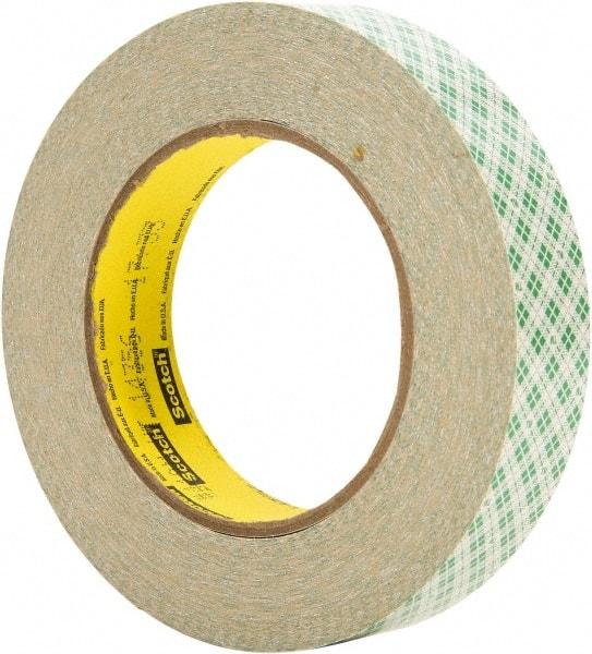 3M - 36 Yd Rubber Adhesive Double Sided Tape - 5 mil Thick, Paper Liner - Americas Tooling