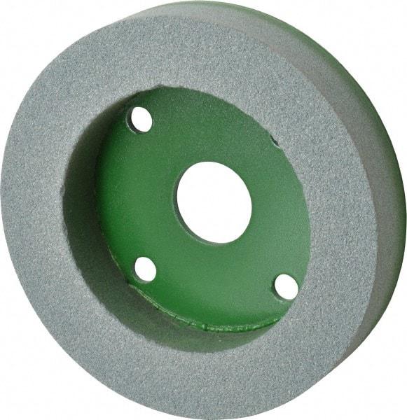 Camel Grinding Wheels - 6" Diam, 1" Hole Size, 1" Overall Thickness, 100 Grit, Type 50 Tool & Cutter Grinding Wheel - Fine Grade, Silicon Carbide, I Hardness, Vitrified Bond, 3,450 RPM - Americas Tooling