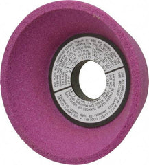 Grier Abrasives - 5" Diam, 1-1/4" Hole Size, 2-3/16" Overall Thickness, 60 Grit, Type 11 Tool & Cutter Grinding Wheel - Medium Grade, Aluminum Oxide, J Hardness, Vitrified Bond, 4,966 RPM - Americas Tooling