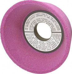 Grier Abrasives - 5" Diam, 1-1/4" Hole Size, 2-3/16" Overall Thickness, 60 Grit, Type 11 Tool & Cutter Grinding Wheel - Medium Grade, Aluminum Oxide, K Hardness, Vitrified Bond, 4,966 RPM - Americas Tooling