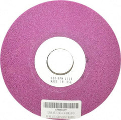 Grier Abrasives - 6" Diam, 1-1/4" Hole Size, 1/2" Overall Thickness, 60 Grit, Type 12 Tool & Cutter Grinding Wheel - Medium Grade, Aluminum Oxide, K Hardness, Vitrified Bond, 4,138 RPM - Americas Tooling