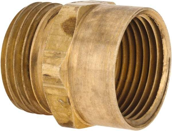 ANDERSON METALS - 3/4 MGHT & 3/4 FPT Garden Hose Male x FIP - Lead Free Brass, Male Hose to Female Pipe Connector - Americas Tooling