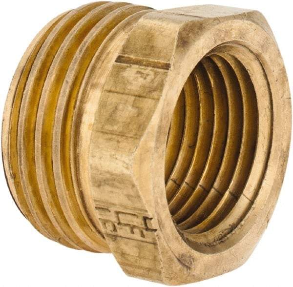 ANDERSON METALS - 3/4 MGHT & 1/2 FPT Garden Hose Male x FIP - Lead Free Brass, Male Hose to Female Pipe Connector - Americas Tooling