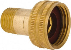 ANDERSON METALS - 3/4 FGHT & 3/8 MPT Garden Hose Female x MIP Swivel - Lead Free Brass, Female Hose to Male Pipe Swivel Connector - Americas Tooling