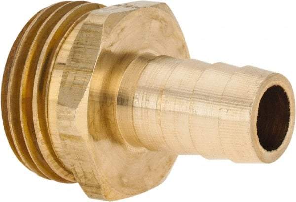 ANDERSON METALS - 3/4 GHT Garden Hose Barb x Male - Lead Free Brass, Male Hose to Barb Connector - Americas Tooling