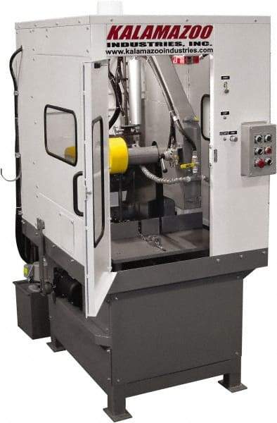 Kalamazoo - 20" Blade Diam, 1" Arbor Hole, Straight Chop & Cutoff Saw - 1,550 RPM, 15 hp, 220/440 Volts, 3 Phase - Americas Tooling