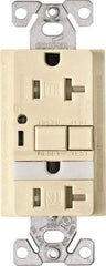 Cooper Wiring Devices - 1 Phase, 5-20R NEMA, 125 VAC, 20 Amp, Self Grounding, GFCI Receptacle - 2 Pole, Back and Side Wiring, Tamper Resistant, Thermoplastic Commercial, Specification Grade - Americas Tooling