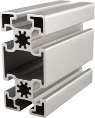 80/20 Inc. - 4 Meters Long x 45 mm Wide x 90 mm Deep, T-Slotted Aluminum Extrusion - Clear Anodized Finish - Americas Tooling