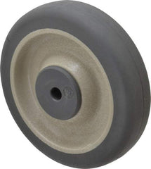 Albion - 5 Inch Diameter x 1-1/4 Inch Wide, Rubber Caster Wheel - 250 Lb. Capacity, 1-9/16 Inch Hub Length, 3/8 Inch Axle Diameter, Ball Bearing - Americas Tooling