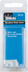 Ideal - 1.2mm High x 4.9" Long, Terminal Block Terminal Strip Cover - Use with 89-200 Series Terminal Strips - Americas Tooling