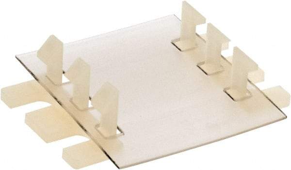 Ideal - 0.8mm High x 4.9" Long, Terminal Block End Cover - Use with 89-400 Terminal Strip Series - Americas Tooling