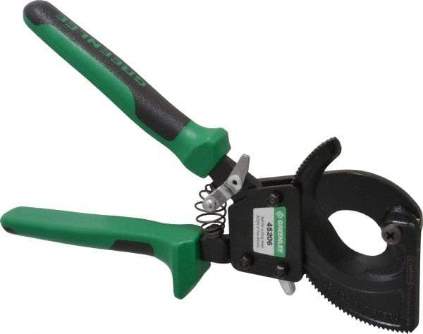 Greenlee - 10" OAL, 1-3/8" Capacity, Cable Cutter - Molded Plastic Handle - Americas Tooling