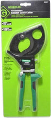 Greenlee - 11" OAL, 1,000 MCM Capacity, Cable Cutter - Molded Plastic Handle - Americas Tooling