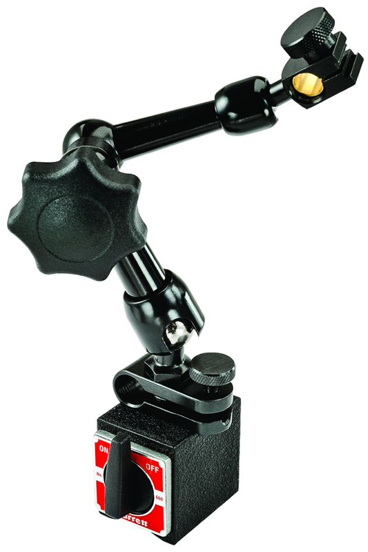 #660 - 1-3/16 x 1-9/16 x 1-3/8" Base Size  - Power On/Off with Triple-Jointed Arm - Magnetic Base Indicator Holder - Americas Tooling