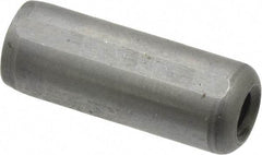 Gibraltar - 3/8" Diam x 1" Pin Length C-1215 Case Hardened Steel Pull Out Dowel Pin - 1 Beveled & 1 Threaded End - Americas Tooling