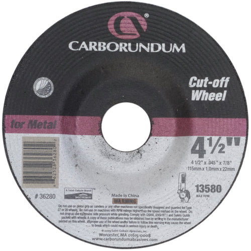 ‎9″ × 1/4″ × 5/8″-11 T270 Carbo White A24 Grit Depressed Center Wheel - Americas Tooling