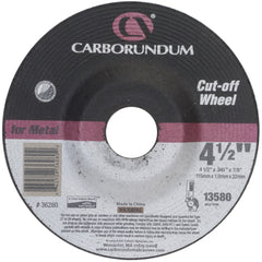 ‎4-1/2″ × 1/4″ × 5/8″-11 T27 Carbo White A24 Grit Depressed Center Wheel - Americas Tooling