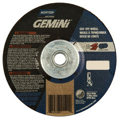 6″ × 1/8″ × 5/8″ Gemini Non-Woven Depressed Center Wheel Type 27 - Americas Tooling