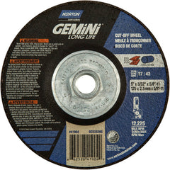 ‎5″ × 3/32″ × 5/8″-11 Gemini Non-Woven Depressed Center Wheel Type 27 24 Grit - Americas Tooling