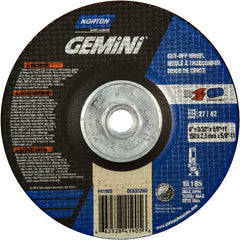 ‎6″ × 3/32″ × 5/8″-11 Gemini Non-Woven Depressed Center Wheel Type 27 24 Grit - Americas Tooling