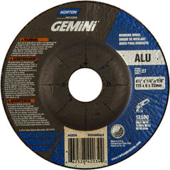 ‎4-1/2″ × 1/4″ × 7/8″ Gemini Non-Woven Depressed Center Wheel Type 27 - Americas Tooling