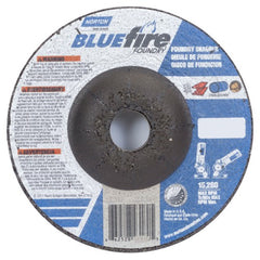 4″ × 1/4″ × 5/8″ BlueFire Non-Woven Depressed Center Wheel Type 27 Zirconia Alumina / Aluminum Oxide - Americas Tooling