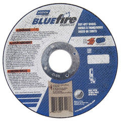 ‎4-1/2 × 1/16 × 7/8″ BlueFire RightCut Right Angle Cut-Off Wheel A 36 Q Type 01/41 - Americas Tooling