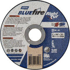 5 × 1/16 × 7/8″ BlueFire RightCut Right Angle Cut-Off Wheel A 36 Q Type 01/41 - Americas Tooling