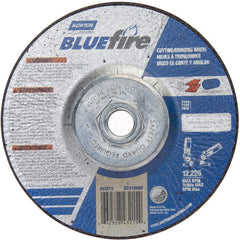 ‎5 × 1/8 × 5/8 - 11″ BlueFire Grinding Wheel ZA 30 U Type 27 - Americas Tooling