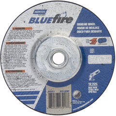 ‎5 × 1/4 × 5/8 - 11″ BlueFire Grinding Wheel ZA 24 S Type 27 - Americas Tooling