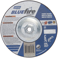 7″ × 1/4″ × 5/8″ BlueFire Non-Woven Depressed Center Wheel Type 27 Zirconia Alumina / Aluminum Oxide - Americas Tooling