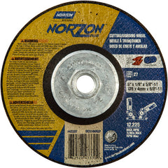 5″ × 1/8″ × 5/8″ NorZon Plus Non-Woven Depressed Center Wheel Type 27 - Americas Tooling