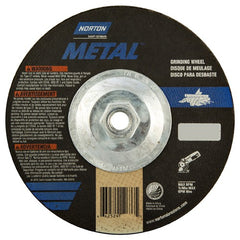 7″ × 1/4″ × 5/8″ Norton Metal Non-Woven Depressed Center Wheel Type 27 - Americas Tooling