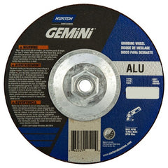 ‎7″ × 1/4″ × 5/8″-11 Gemini Non-Woven Depressed Center Wheel Type 27 24 Grit - Americas Tooling