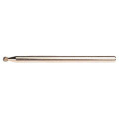 3/32″ - Electroplated CBN Mandrel-100 Grit - Spherical Ball end - Americas Tooling