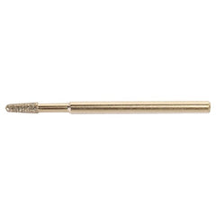 0.078″-0.110″ 5/16″ - Electroplated CBN Mandrel-100 Grit - Round End Taper - Americas Tooling