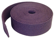 4'' x 30 ft. - Maroon - Aluminum Oxide Very Fine Grit - Bear-Tex Clean & Blend Roll - Americas Tooling