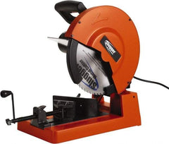 Fein - 14" Blade Diam, 1" Arbor Hole, Straight Chop & Cutoff Saw - 1,300 RPM, 120 Volts, 1 Phase - Americas Tooling