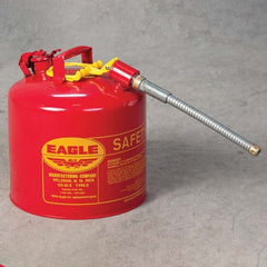 Eagle - Safety Dispensing Cans Type: Type II Safety Can Capacity: 5 Gal - Americas Tooling