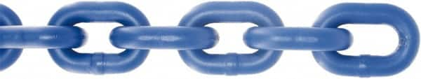 Value Collection - #4/0 Welded Straight Link Coil Chain - 670 Lb Capacity, Plastic Powder Coated Finish - Americas Tooling