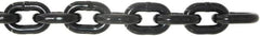 Value Collection - 3/8" Welded Alloy Chain - 7,100 Lb Capacity, Grade 80, 25' Long, Black Lacquer Finish - Americas Tooling