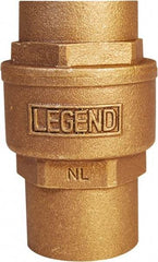 Legend Valve - 3/4" Lead Free Bronze Check Valve - Inline, C x C Sweat, 250 WOG - Americas Tooling