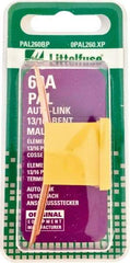 Value Collection - 60 Amp, Automotive Fuse - Yellow, Littlefuse PAL260 - Americas Tooling