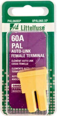 Value Collection - 60 Amp, Automotive Fuse - Yellow, Littlefuse PAL060 - Americas Tooling